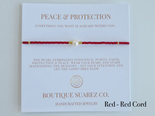 Manifest Peace - Pearl Bracelet