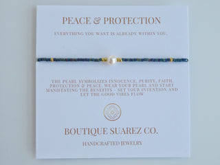 Manifest Peace - Pearl Bracelet