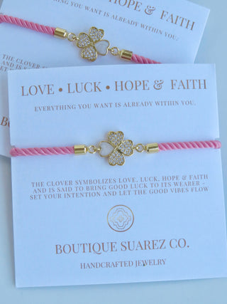 Love and Luck - Clover Bracelet