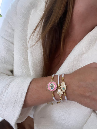 Sacred Blessings - Hamsa Evil Eye Bracelet