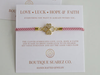 Love and Luck - Clover Bracelet