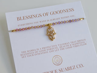 Divine Blessings - Kira Hamsa Bracelet