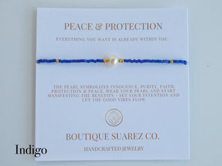 Manifest Peace - Pearl Bracelet