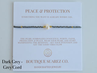 Manifest Peace - Pearl Bracelet