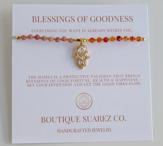 Divine Blessings - Kira Hamsa Bracelet