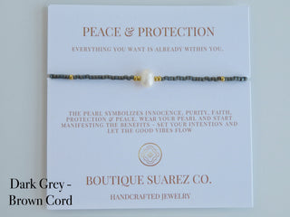 Manifest Peace - Pearl Bracelet