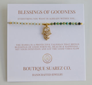 Divine Blessings - Kira Hamsa Bracelet
