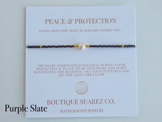 Manifest Peace - Pearl Bracelet