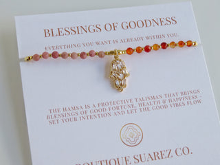 Divine Blessings - Kira Hamsa Bracelet