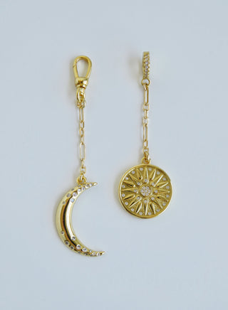 Celestial Hinged Clasp Chain Charms