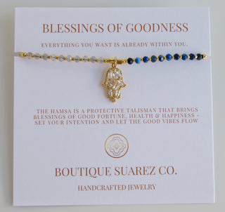 Divine Blessings - Kira Hamsa Bracelet