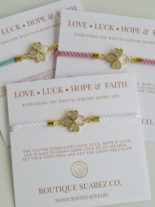 Love and Luck - Clover Bracelet