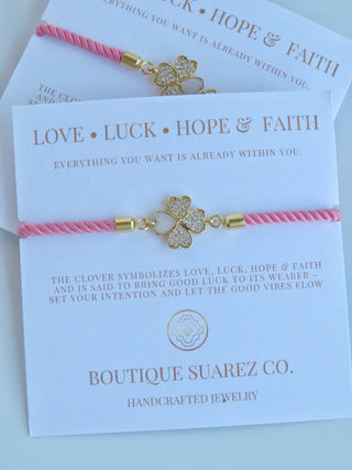 Love and Luck - Clover Bracelet