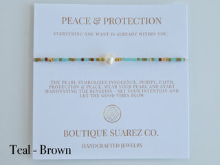 Manifest Peace - Pearl Bracelet
