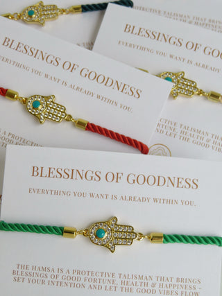 Sacred Blessings - Hamsa Evil Eye Bracelet