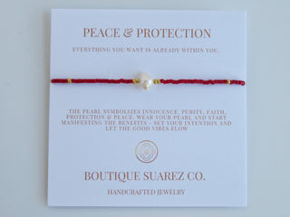 Manifest Peace - Pearl Bracelet