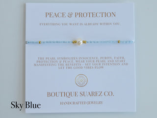 Manifest Peace - Pearl Bracelet