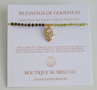 Divine Blessings - Kira Hamsa Bracelet