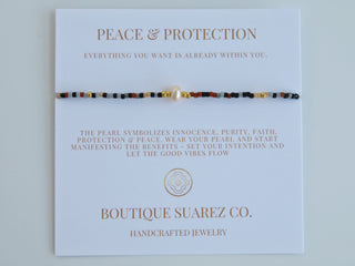 Manifest Peace - Pearl Bracelet