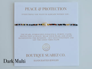 Manifest Peace - Pearl Bracelet
