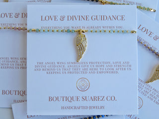 Divine Guidance - Kira Angel Wing Bracelet
