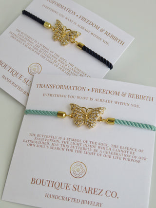 Spiritual Transformation - Butterfly Bracelet - Transformation • Freedom • Rebirth