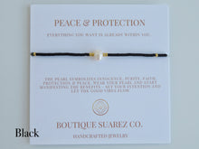 Load image into Gallery viewer, Rena Pearl Bracelet - Peace &amp; Protection