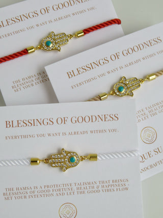 Sacred Blessings - Hamsa Evil Eye Bracelet