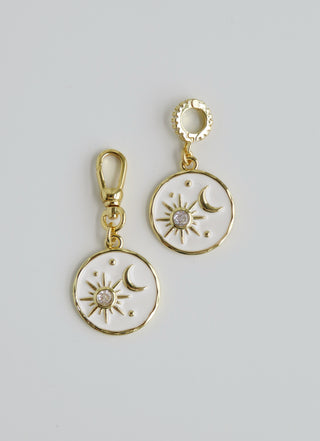 Enamel Celestial Charm on Clasp