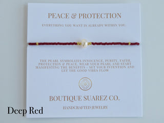 Manifest Peace - Pearl Bracelet