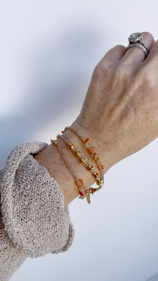 Love Intention - Rose Quartz Wrap Bracelet - Necklace