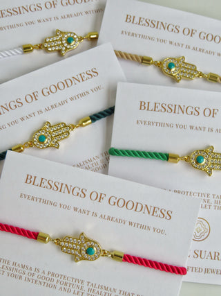 Sacred Blessings - Hamsa Evil Eye Bracelet