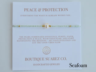 Manifest Peace - Pearl Bracelet