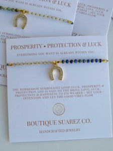 Kira Horseshoe Bracelet - Prosperity • Protection & Luck