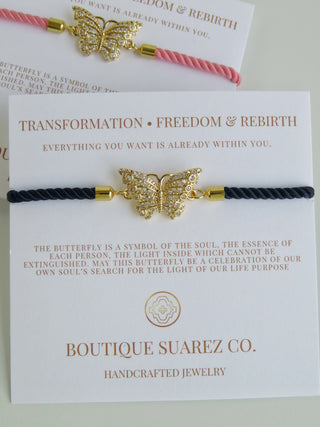 Spiritual Transformation - Butterfly Bracelet - Transformation • Freedom • Rebirth