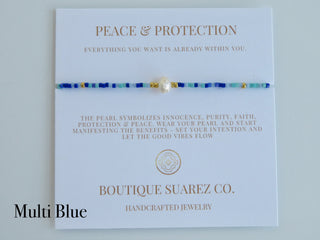 Manifest Peace - Pearl Bracelet