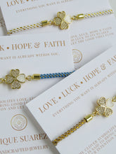 Load image into Gallery viewer, Alina Heart Clover Bracelet - Love • Luck • Hope &amp; Faith