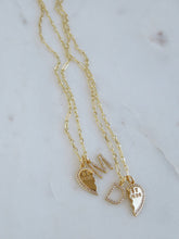 Load image into Gallery viewer, Personalized Best Friend Necklace - Petite Figaro Chain