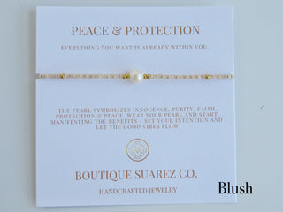 Manifest Peace - Pearl Bracelet