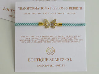 Free Spirit - Butterfly Bracelet - Transformation • Freedom • Rebirth
