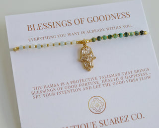 Divine Blessings - Kira Hamsa Bracelet