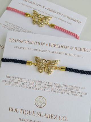 Spiritual Transformation - Butterfly Bracelet - Transformation • Freedom • Rebirth