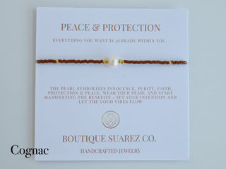 Manifest Peace - Pearl Bracelet