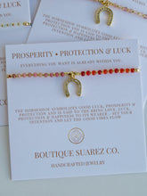 Load image into Gallery viewer, Kira Horseshoe Bracelet - Prosperity • Protection &amp; Luck