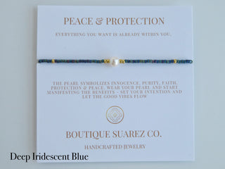Manifest Peace - Pearl Bracelet