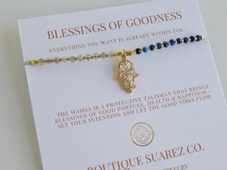 Divine Blessings - Kira Hamsa Bracelet
