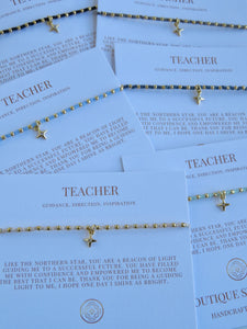 Ashlyn Teacher Bracelet - Guidance, Direction & Inspiration