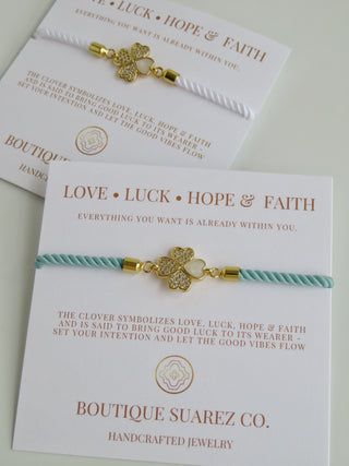 Love and Luck - Clover Bracelet