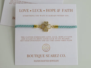 Love and Luck - Clover Bracelet