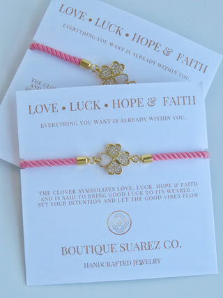 Love and Luck - Clover Bracelet